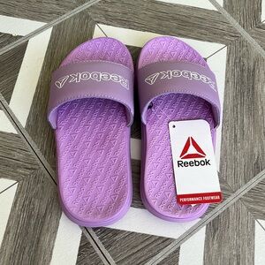 Girls Reebok comfort slides
